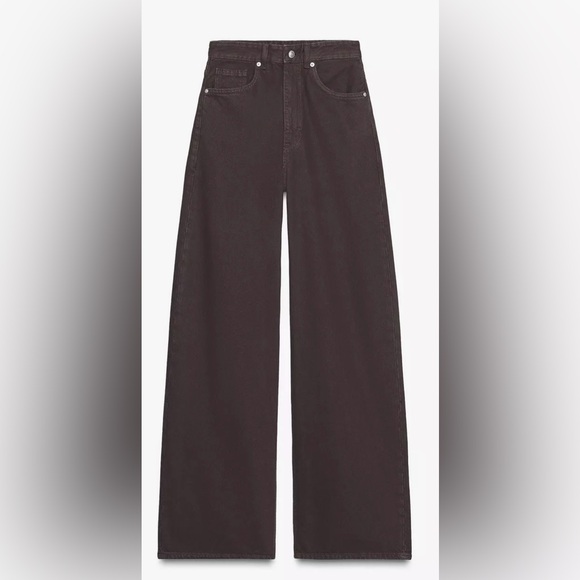 Zara Denim - Zara Extra Wide Leg High Waist Jeans